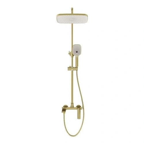 Душевая система Grossman Mercury 500.K35.10.320 золото сатиновый Душевая система Grossman Mercury 500.K35.10.320 золото сатиновый