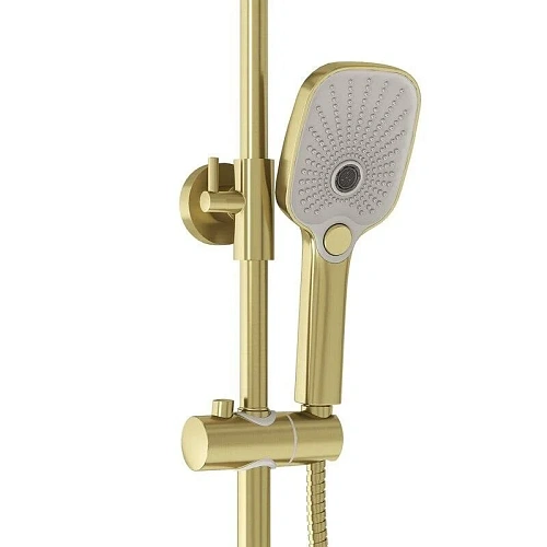Душевая система Grossman Mercury 500.K35.10.320 золото сатиновый Душевая система Grossman Mercury 500.K35.10.320 золото сатиновый