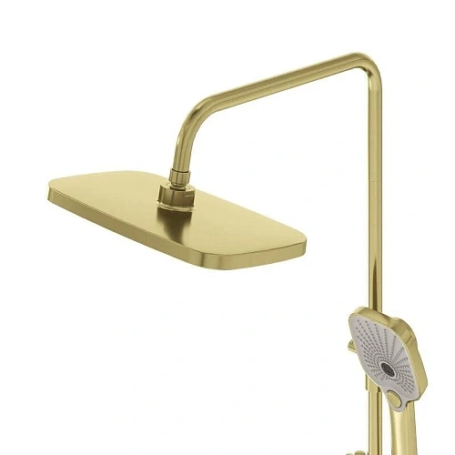 Душевая система Grossman Mercury 500.K35.10.320 золото сатиновый Душевая система Grossman Mercury 500.K35.10.320 золото сатиновый