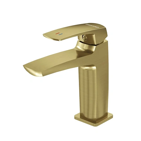 Смеситель для раковины Grossman Mercury 510.K35.10.320 золото сатиновый