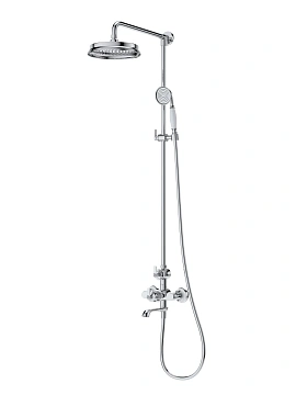 Душевая система CEZARES LIBERTY-F-CVD-T-01 с термостатом, хром