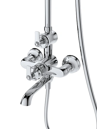 Душевая система CEZARES LIBERTY-F-CVD-T-01 с термостатом, хром Душевая система CEZARES LIBERTY-F-CVD-T-01 с термостатом, хром