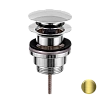Донный клапан Remer 905CCR114HS универсальный 1”1/4 латунь брашированная