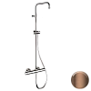 Душевая система Remer Elegance EQ32ASSDCU термостатическая, медь брашированная Душевая система Remer Elegance EQ32ASSDCU термостатическая, медь брашированная