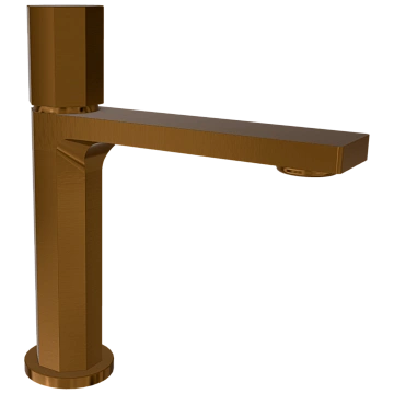 Смеситель для раковины Remer Ottagono ON12CU медь брашированная
