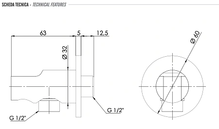 Шланговое подключение Remer 337MBR бронза масляная Шланговое подключение Remer 337MBR бронза масляная