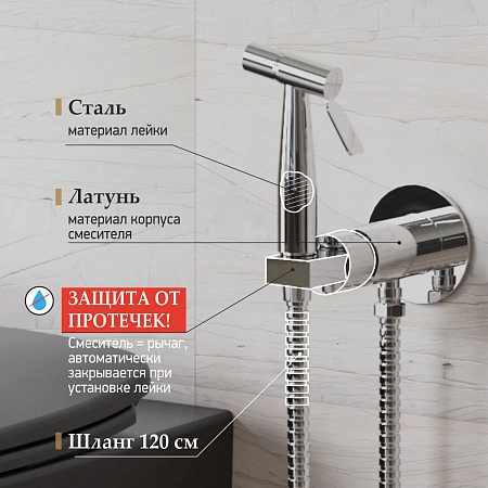 Детальная картинка товара «гигиенический душ paini кастелло cacr442r встраиваемый, хром» Детальная картинка товара «гигиенический душ paini кастелло cacr442r встраиваемый, хром»