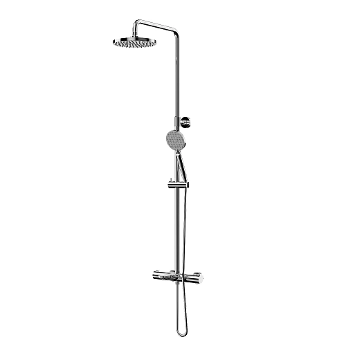 Душевая система Paini Nove 09CR687THD250F3D110 с термоcтатом, хром Душевая система Paini Nove 09CR687THD250F3D110 с термоcтатом, хром