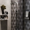 Душевая система Paini Nove 09YO687THD250F3D110 с термоcтатом, черный Душевая система Paini Nove 09YO687THD250F3D110 с термоcтатом, черный