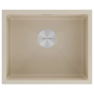 Кухонная мойка Paulmark LUMI 55UNI IT-GRANIT LU55-LA латте 555х460