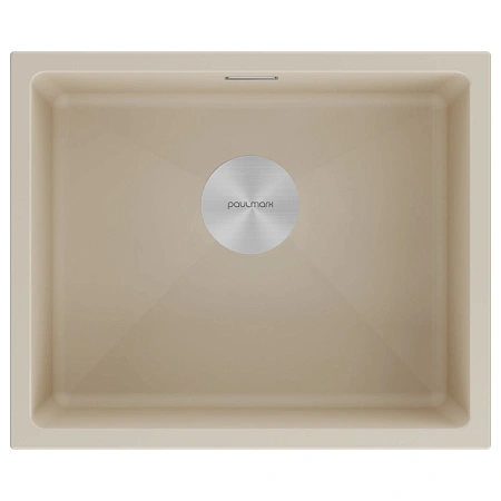 Кухонная мойка Paulmark LUMI 55UNI IT-GRANIT LU55-LA латте 555х460 Кухонная мойка Paulmark LUMI 55UNI IT-GRANIT LU55-LA латте 555х460