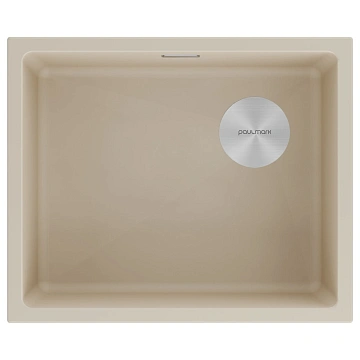 Кухонная мойка Paulmark LUMI 55UNI-SKEW IT-GRANIT LU55SK-LA латте 555х440