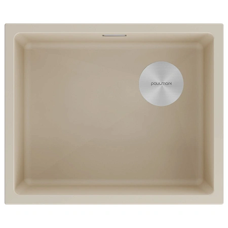 Кухонная мойка Paulmark LUMI 55UNI-SKEW IT-GRANIT LU55SK-LA латте 555х440 Кухонная мойка Paulmark LUMI 55UNI-SKEW IT-GRANIT LU55SK-LA латте 555х440