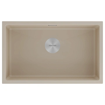 Кухонная мойка Paulmark LUMI 74UNI IT-GRANIT LU74-LA латте 740х460