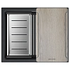 Кухонная мойка Paulmark LUMI-MULTI SINK 55 UNI IT-GRANIT LU-MULTI 55-BLM черный 550х450
