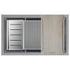 Кухонная мойка Paulmark LUMI-MULTI SINK 74 UNI IT-GRANIT LU-MULTI 74-GRM серый металлик 740х450