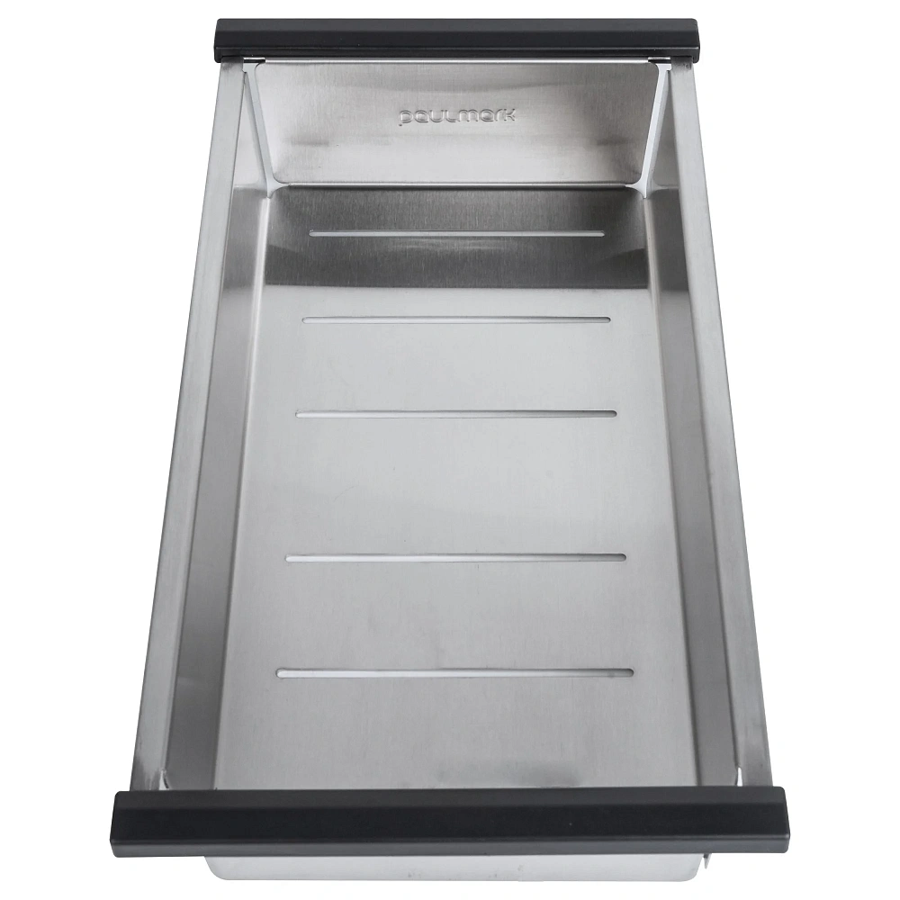 Кухонная мойка Paulmark LUMI-MULTI SINK 74 UNI IT-GRANIT LU-MULTI 74-GRM серый металлик 740х450 — Изображение 4