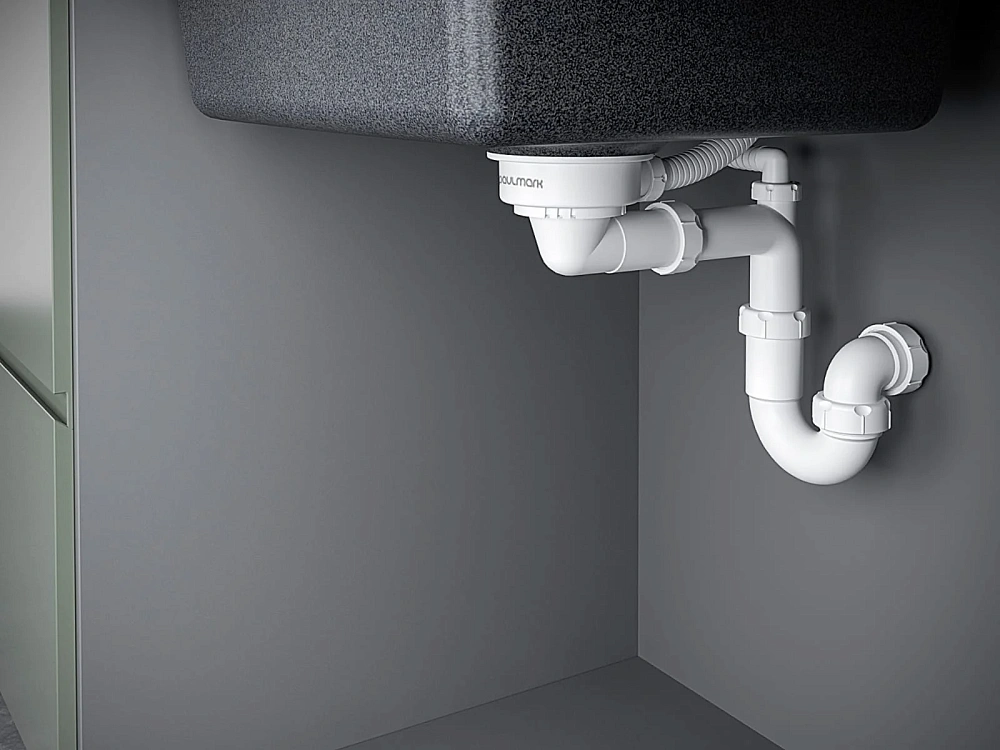 Кухонная мойка Paulmark LUMI-MULTI SINK 74 UNI IT-GRANIT LU-MULTI 74-WH белый 740х450 — Изображение 8