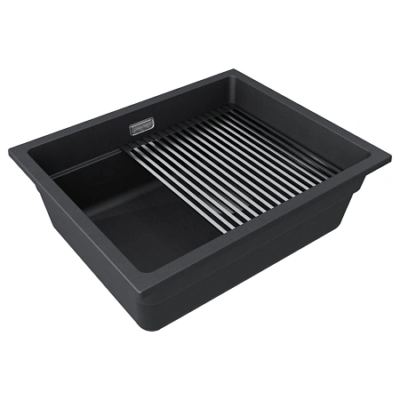 Кухонная мойка Paulmark LUMI-PRO 55 UNI IT-GRANIT LU-PRO 55-BLM черный 550х450 Кухонная мойка Paulmark LUMI-PRO 55 UNI IT-GRANIT LU-PRO 55-BLM черный 550х450