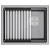 Кухонная мойка Paulmark LUMI-PRO 55 UNI IT-GRANIT LU-PRO 55-GRM серый металлик 550х450 Кухонная мойка Paulmark LUMI-PRO 55 UNI IT-GRANIT LU-PRO 55-GRM серый металлик 550х450
