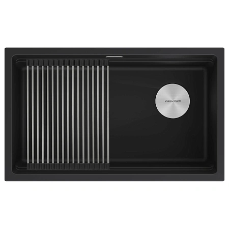 Кухонная мойка Paulmark LUMI-PRO 74 UNI IT-GRANIT LU-PRO 74-AN антрацит 740х450 Кухонная мойка Paulmark LUMI-PRO 74 UNI IT-GRANIT LU-PRO 74-AN антрацит 740х450