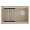 Кухонная мойка Paulmark LUMI-PRO 74 UNI IT-GRANIT LU-PRO 74-LA латте 740х450 Кухонная мойка Paulmark LUMI-PRO 74 UNI IT-GRANIT LU-PRO 74-LA латте 740х450