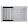 Кухонная мойка Paulmark LUMI-PRO 74 UNI IT-GRANIT LU-PRO 74-WH белый 740х450 Кухонная мойка Paulmark LUMI-PRO 74 UNI IT-GRANIT LU-PRO 74-WH белый 740х450