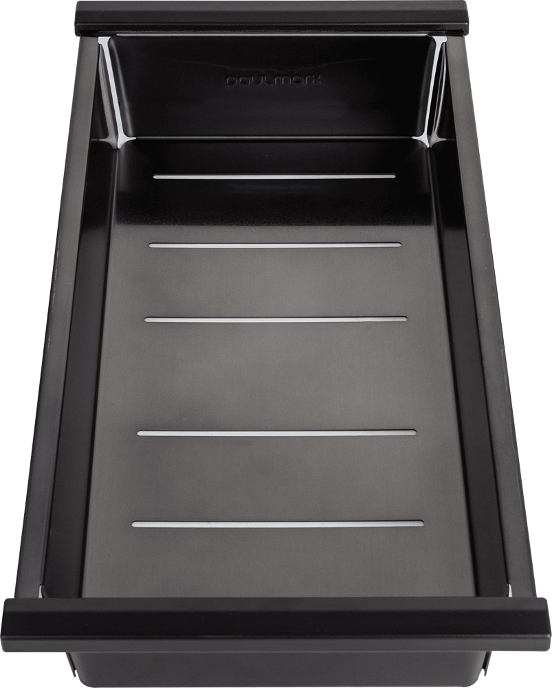 Кухонная мойка Paulmark NEXT-MULTI SINK 54-L UNI PM785445-L-GM вороненая сталь 540х450мм — Изображение 8