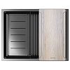 Кухонная мойка Paulmark NEXT-MULTI SINK 58 UNI PM785845-GM вороненая сталь 580х450мм