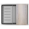 Кухонная мойка Paulmark NEXT-MULTI SINK 58-L UNI PM785845-L-BS брашированная сталь 580х450мм