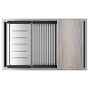 Кухонная мойка Paulmark NEXT-MULTI SINK 74 UNI PM787445-BS брашированная 740х450мм
