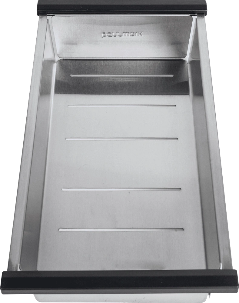 Кухонная мойка Paulmark NEXT-MULTI SINK 74 UNI PM787445-BS брашированная 740х450мм — Изображение 8