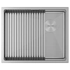 Кухонная мойка Paulmark NEXT-PRO 54 UNI PM705445-BS брашированная 540х450мм