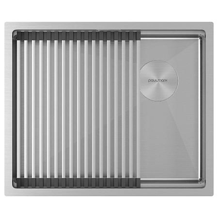 Кухонная мойка Paulmark NEXT-PRO 54 UNI PM705445-BS брашированная 540х450мм Кухонная мойка Paulmark NEXT-PRO 54 UNI PM705445-BS брашированная 540х450мм