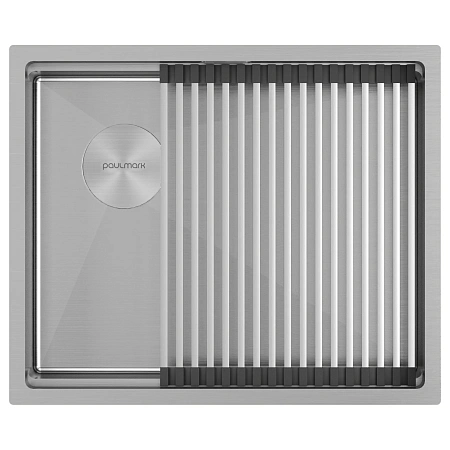 Кухонная мойка Paulmark NEXT-PRO 54-L UNI PM705445-L-BS брашированная нерж.сталь 540х450мм Paulmark Кухонная мойка Paulmark NEXT-PRO 54-L UNI PM705445-L-BS брашированная нерж.сталь 540х450мм Paulmark