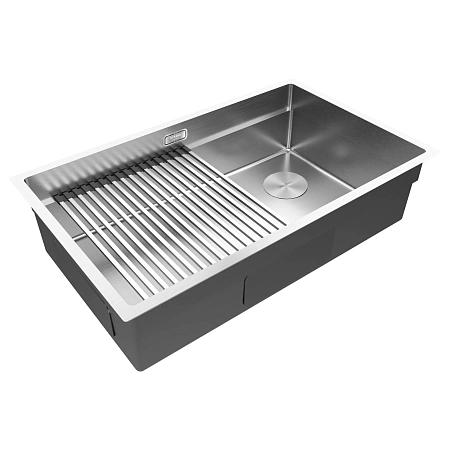 Кухонная мойка Paulmark NEXT-PRO 74 UNI PM707445-BS брашированная 740х450мм Кухонная мойка Paulmark NEXT-PRO 74 UNI PM707445-BS брашированная 740х450мм
