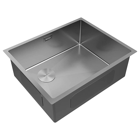 Кухонная мойка Paulmark NEXT-SKEW 54-L UNI PM885444-L-BS брашированная 540х440мм Кухонная мойка Paulmark NEXT-SKEW 54-L UNI PM885444-L-BS брашированная 540х440мм
