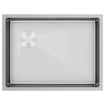 Кухонная мойка Paulmark NEXT-SKEW 58-L UNI PM885844-L-BS брашированная 580х440мм