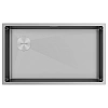 Кухонная мойка Paulmark NEXT-SKEW 74-L UNI PM887444-L-BS брашированная 740х440мм