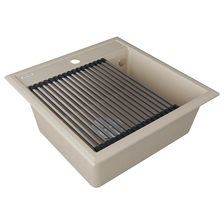 Кухонная мойка Paulmark STEPIA 50 IT-GRANIT PM115051-LA латте 500х510 Кухонная мойка Paulmark STEPIA 50 IT-GRANIT PM115051-LA латте 500х510