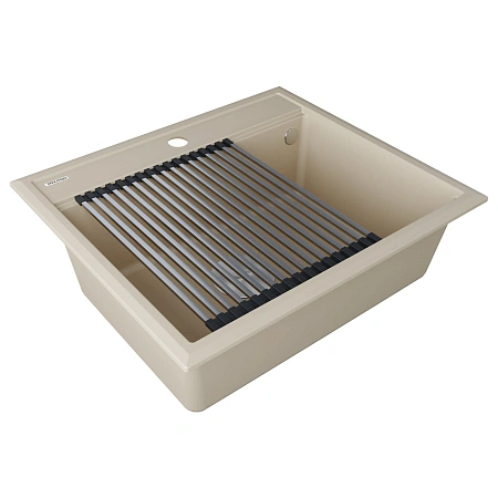 Кухонная мойка Paulmark STEPIA 60 IT-GRANIT PM115951-LA латте 590х510 Кухонная мойка Paulmark STEPIA 60 IT-GRANIT PM115951-LA латте 590х510