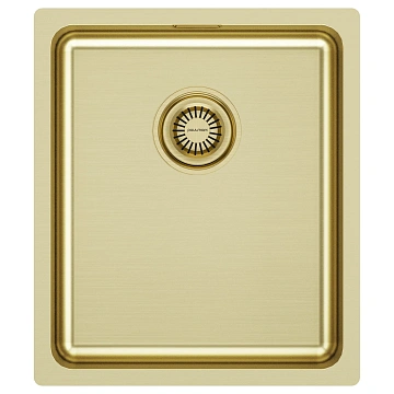 Кухонная мойка Paulmark VISTA 38 PM904438-LG светлое золото 380х440мм