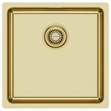 Кухонная мойка Paulmark VISTA 44 PM304444-LG светлое золото 440х440мм