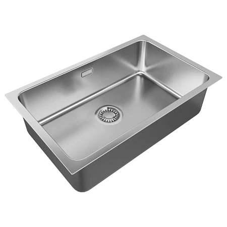 Кухонная мойка Paulmark VISTA 74 PM307444-BS брашированная 740х440мм Кухонная мойка Paulmark VISTA 74 PM307444-BS брашированная 740х440мм