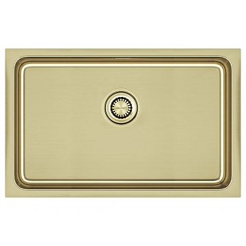 Кухонная мойка Paulmark VISTA 74 PM307444-LG светлое золото 740х440мм