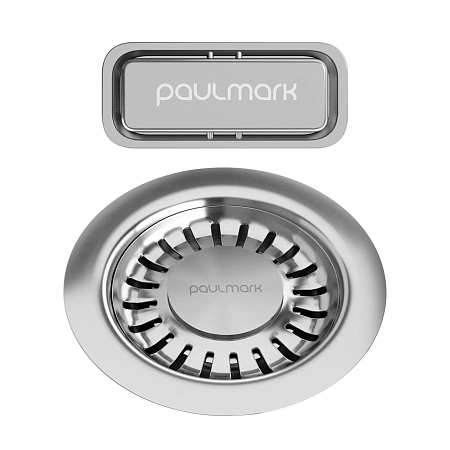 Сифон для кухни Paulmark PM6024-BS с овальным переливом, брашированная сталь Сифон для кухни Paulmark PM6024-BS с овальным переливом, брашированная сталь