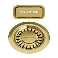 Сифон для кухни Paulmark PM6024-LG с овальным переливом, светлое золото Сифон для кухни Paulmark PM6024-LG с овальным переливом, светлое золото