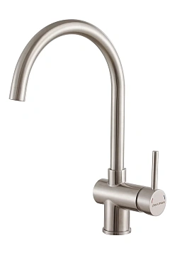 Смеситель для кухни Paulmark BEND Be212066-BS брашированная сталь