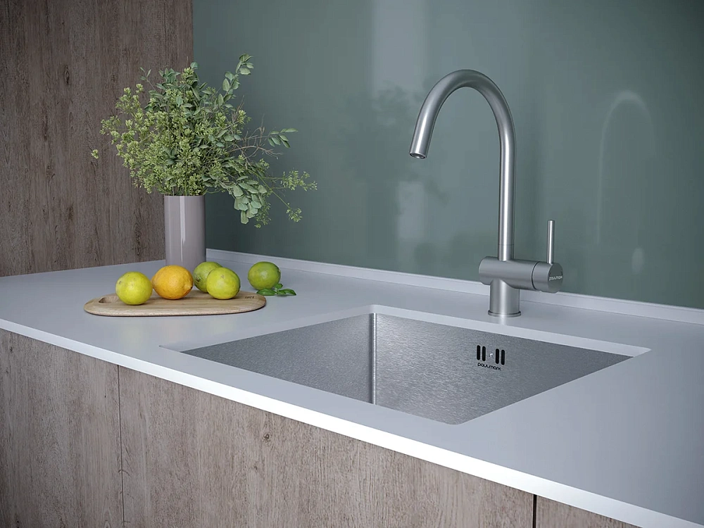 Смеситель для кухни Paulmark BEND Be212066-BS брашированная сталь — Изображение 2