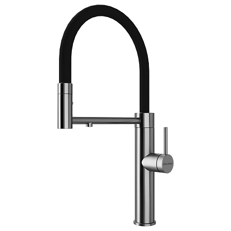 Смеситель для кухни Paulmark GANYMEDE Ga213199-BS брашированная сталь